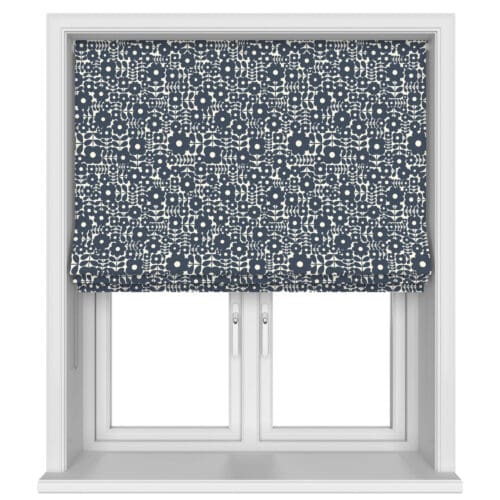 Orla Kiely Criss-cross Stem Navy No Drill