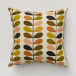 Orla Kiely Multi Stem Auburn & Orange Cushion