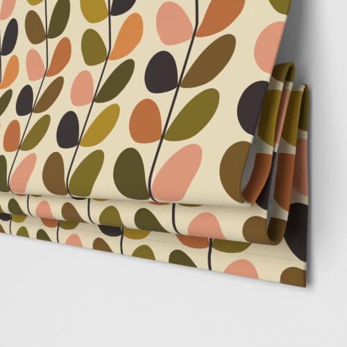 Orla Kiely Multi Stem Auburn & Orange Motorised