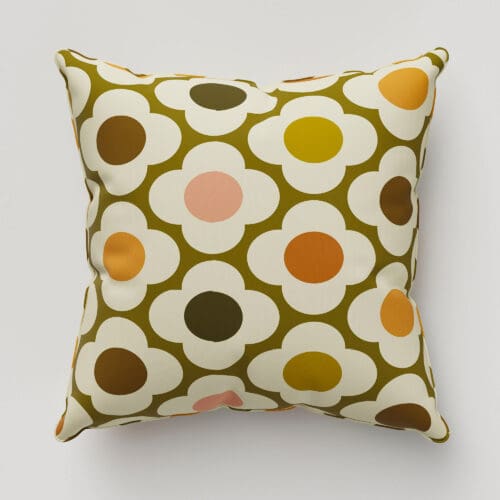 Orla Kiely Spot Flower Multi Autumn Cushion