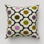Orla Kiely Spot Flower Multi Mauve Cushion