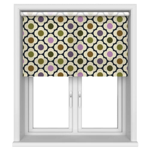 Orla Kiely Spot Flower Multi Mauve Motorised