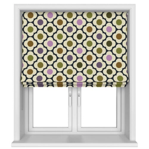 Orla Kiely Spot Flower Multi Mauve No Drill