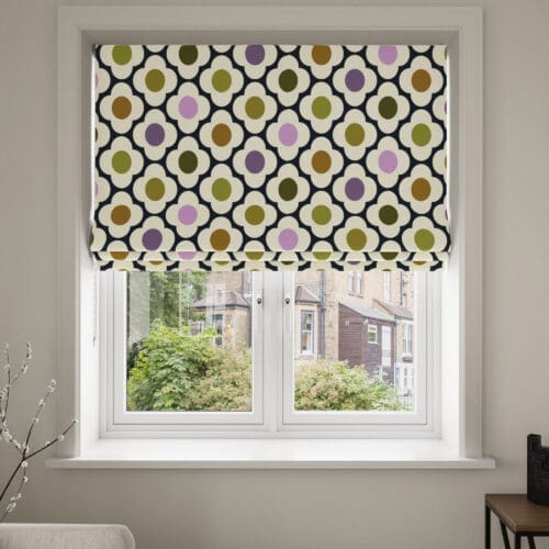 Orla Kiely Spot Flower Multi Mauve No Drill