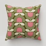 Orla Kiely Striped Tulip Pickel Cushion