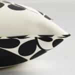 Orla Kiely Sycamore Stripe Black Cushion