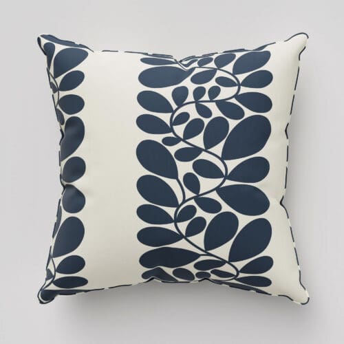Orla Kiely Sycamore Stripe Navy Cushion