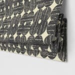 Orla Kiely Textured Flower Charcoal Motorised