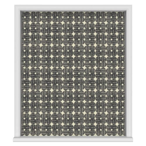 Orla Kiely Textured Flower Charcoal