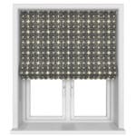 Orla Kiely Textured Flower Charcoal No Drill