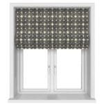 Orla Kiely Textured Flower Charcoal No Drill