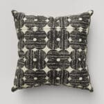Orla Kiely Textured Flower Charcoal Cushion