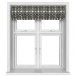 Orla Kiely Textured Flower Charcoal No Drill