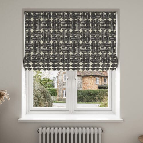 Orla Kiely Textured Flower Charcoal