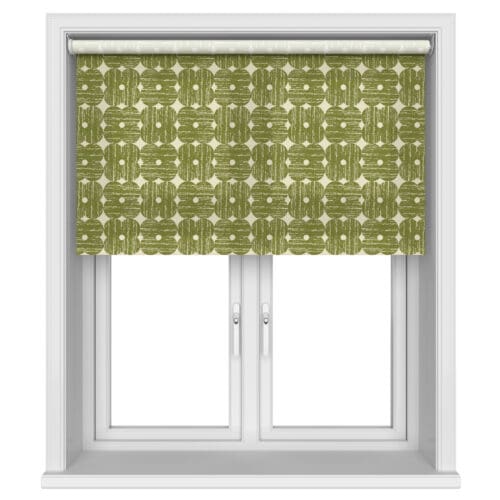 Orla Kiely Textured Flower Olive Motorised