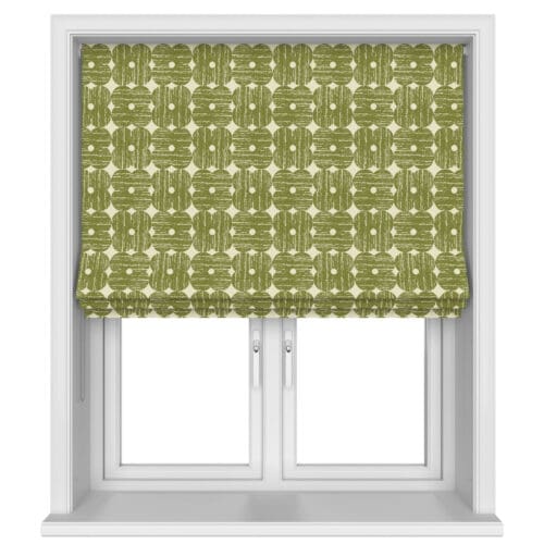 Orla Kiely Textured Flower Olive No Drill