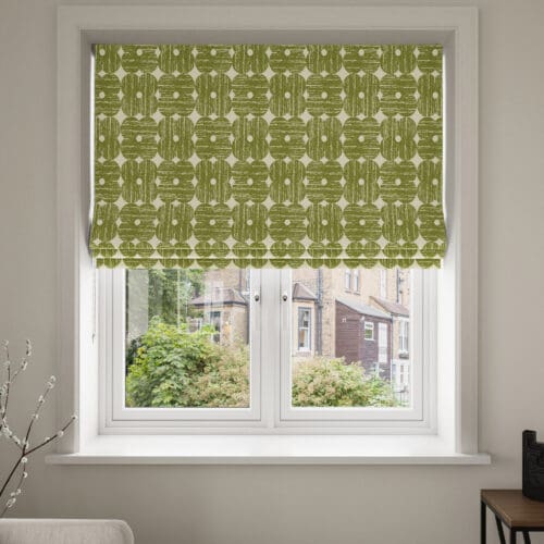 Orla Kiely Textured Flower Olive No Drill