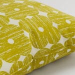 Orla Kiely Textured Flower Yellow Cushion