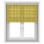 Orla Kiely Textured Flower Yellow Motorised