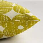 Orla Kiely Textured Flower Yellow Cushion