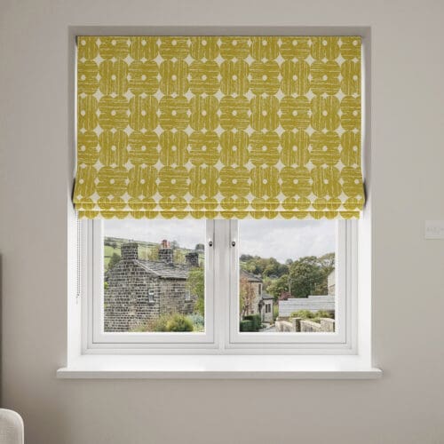 Orla Kiely Textured Flower Yellow No Drill