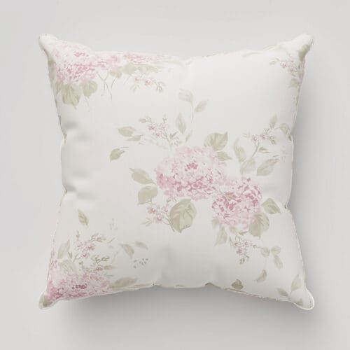 Rachel Ashwell Belle Hydrangea Powder Pink Cushion