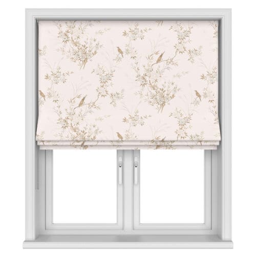 Rachel Ashwell Bird Chinoiserie Pink Tan