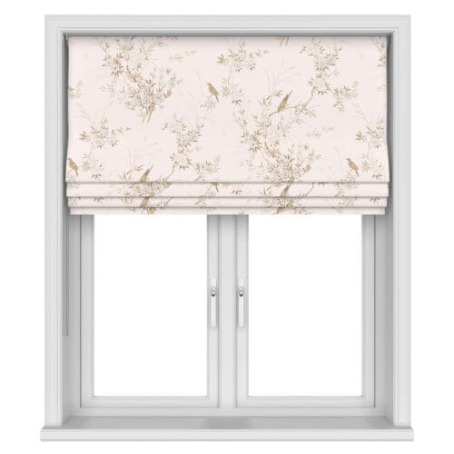Rachel Ashwell Bird Chinoiserie Pink Tan