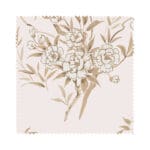 Rachel Ashwell Bird Chinoiserie Pink Tan No Drill