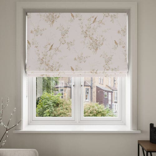 Rachel Ashwell Bird Chinoiserie Pink Tan