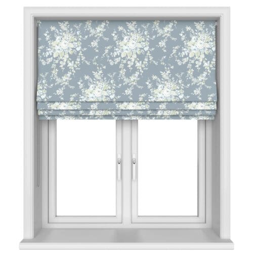 Rachel Ashwell Garden Floral Dusky Blue No Drill