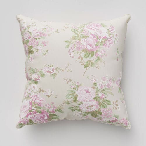 Rachel Ashwell Rose Chintz Pink Cushion