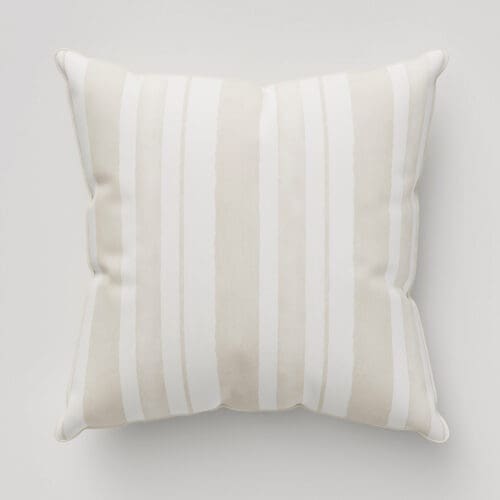 Rachel Ashwell Watercolour Stripe Natural Cushion