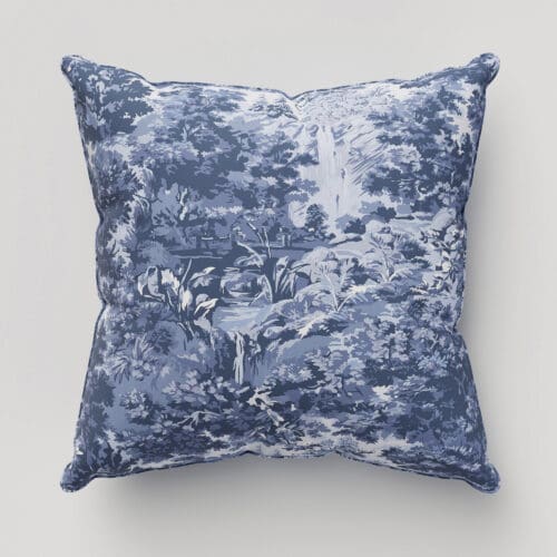 Ted Baker Landscape Navy Cushion