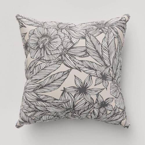 Ted Baker Velvet Vietnm Linen & Grey  Cushion