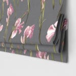 Ted Baker Velvet Wild Iris Pink & Charcoal Motorised