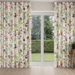 Bluebellgray Foxglove Pink Purple Wave Curtain
