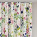 Bluebellgray Foxglove Pink Purple Wave Curtain