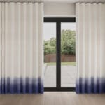 Bluebellgray Ombre Cornflower Wave Curtain