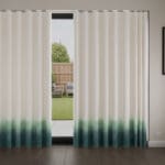 Bluebellgray Ombre Teal Wave Curtain