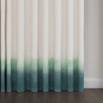 Bluebellgray Ombre Teal Wave Curtain