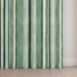 Bluebellgray Seaside Stripe Seaglass Wave Curtain