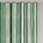 Bluebellgray Seaside Stripe Seaglass Wave Curtain