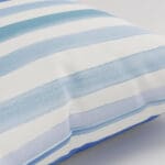 Bluebellgray Sunday Stripe Blue Cushion