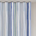 Bluebellgray Sunday Stripe Blue Wave Curtain
