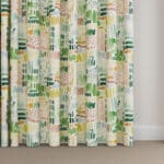 Bluebellgray Vernal Green Multi Wave Curtain