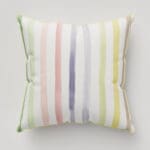 Bluebellgray Watercolour Stripe Tetbury Cushion