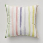 Bluebellgray Watercolour Stripe Tetbury Cushion