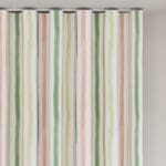 Bluebellgray Watercolour Stripe Tetbury Wave Curtain