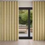Land & Shore Dawn Ochre Wave Curtain